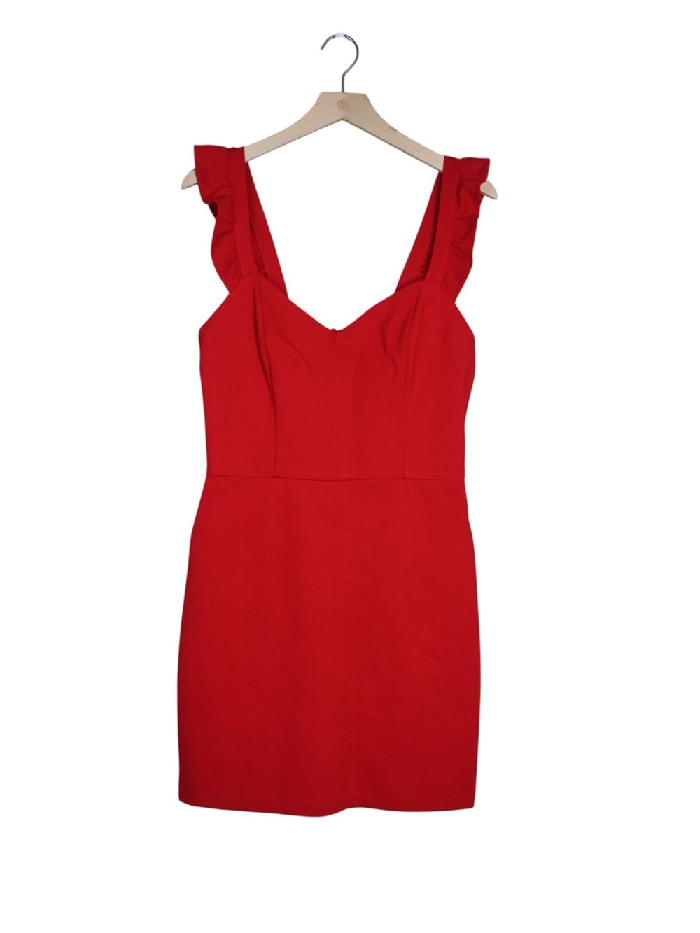 Gianna Bini Junior L American Babe Red Lined Mini Dress NEW